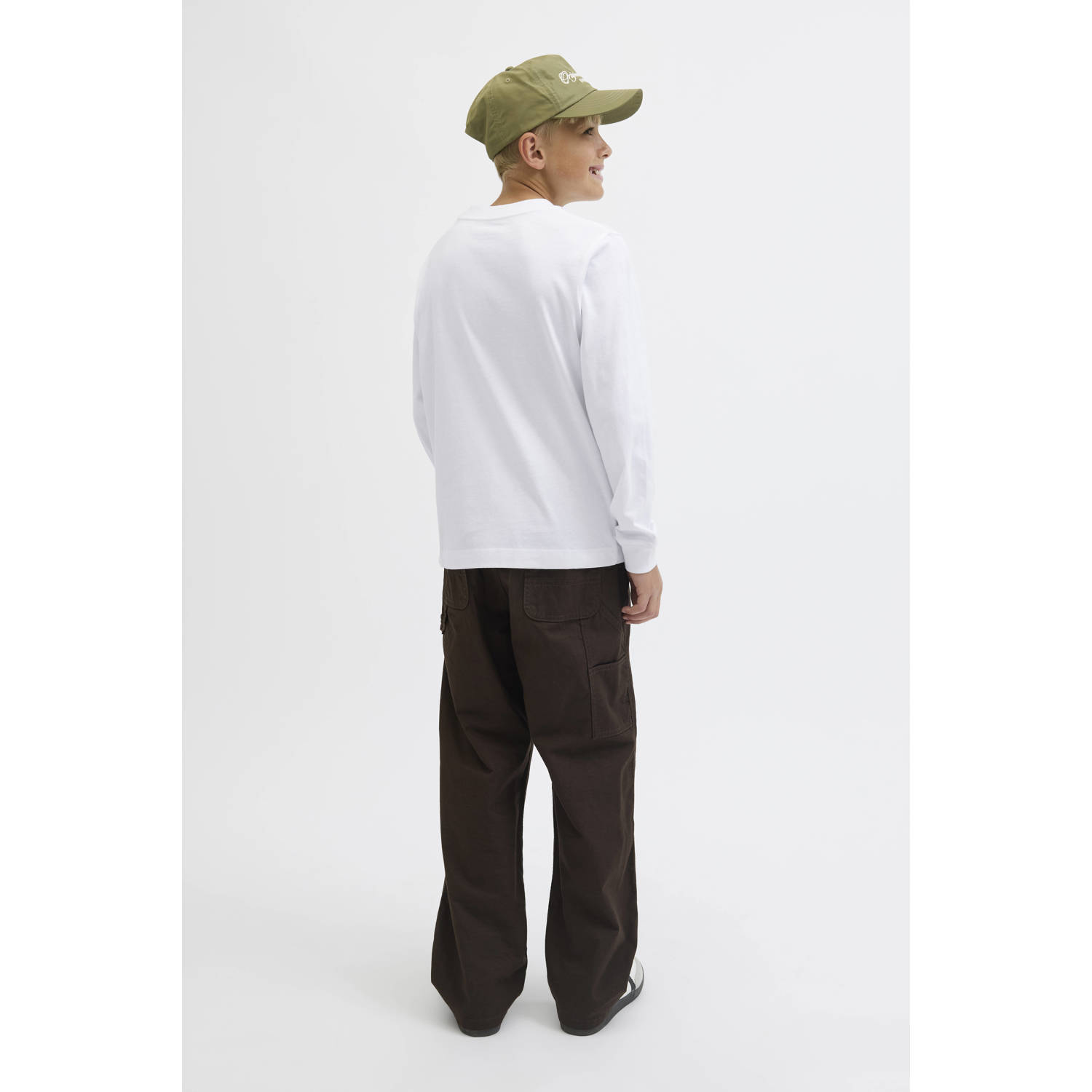 JACK & JONES JUNIOR longsleeve wit