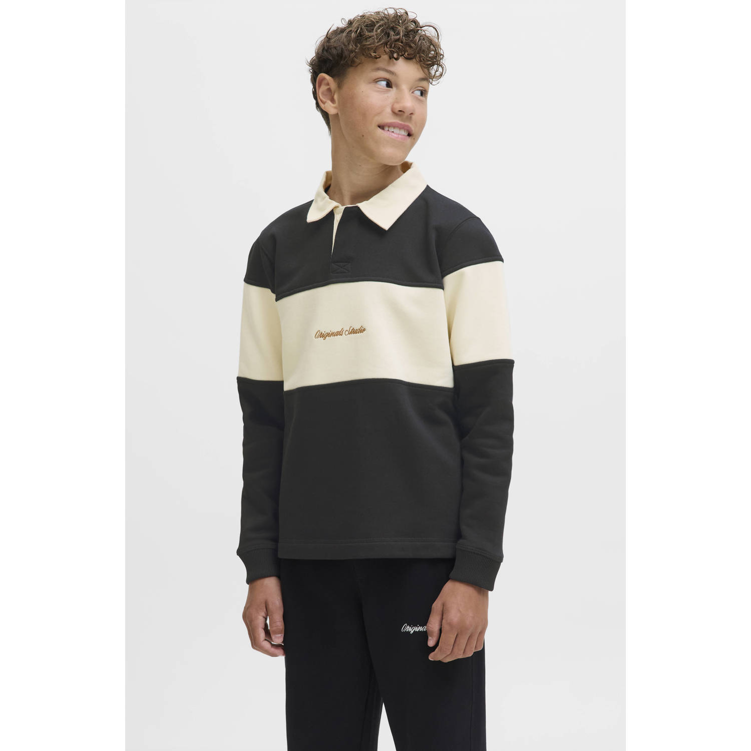JACK & JONES JUNIOR sweater zwart