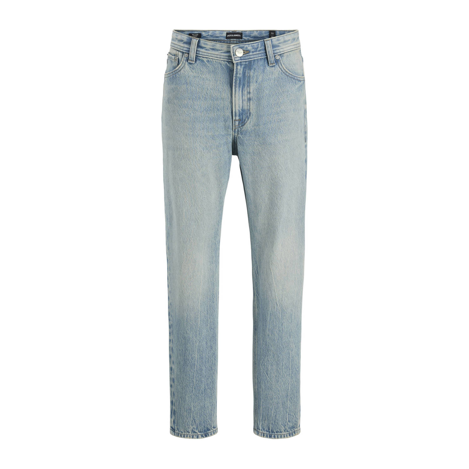 JACK & JONES JUNIOR high waist relaxed fit jeans light blue denim