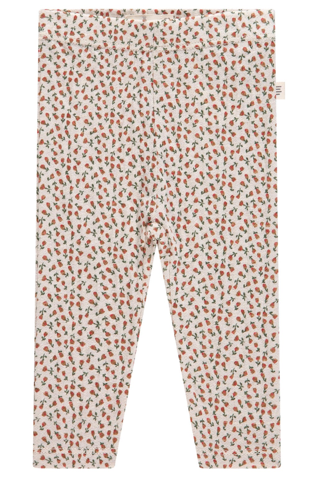 Ecru meisjes A Tiny Story slim casual broek van stretchkatoen met regular waist en elastische tailleband
