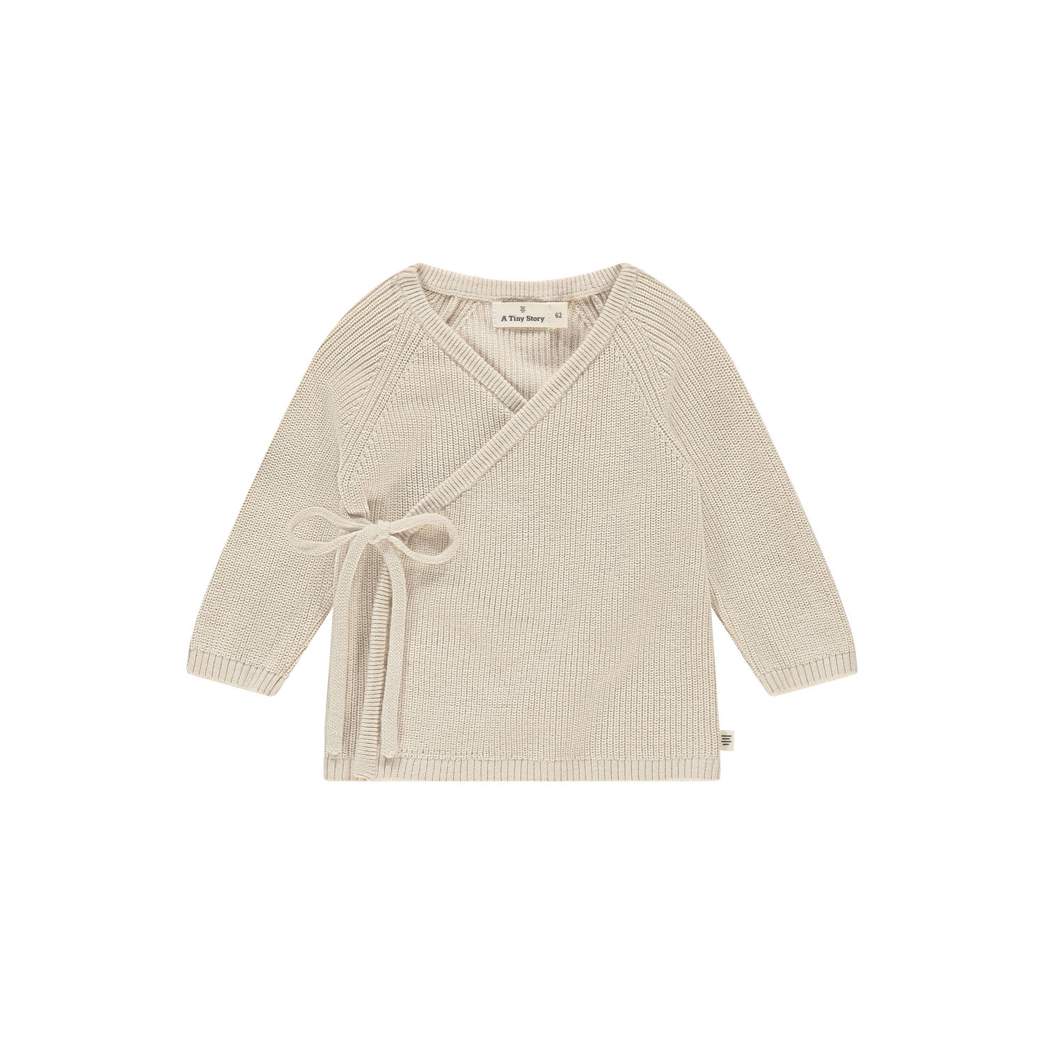A Tiny Story gebreid vest ecru
