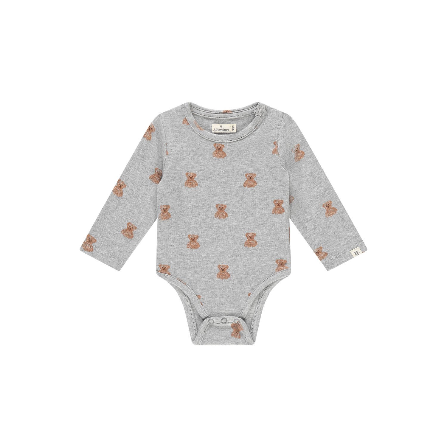 A Tiny Story romper grijs bruin