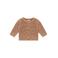 A Tiny Story vest bruin grof gebreid