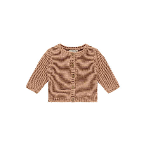 A Tiny Story vest bruin grof gebreid afbeelding