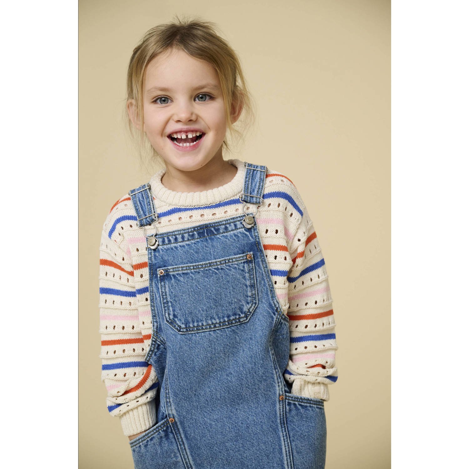 ONLY KIDS MINI gebreide trui beige