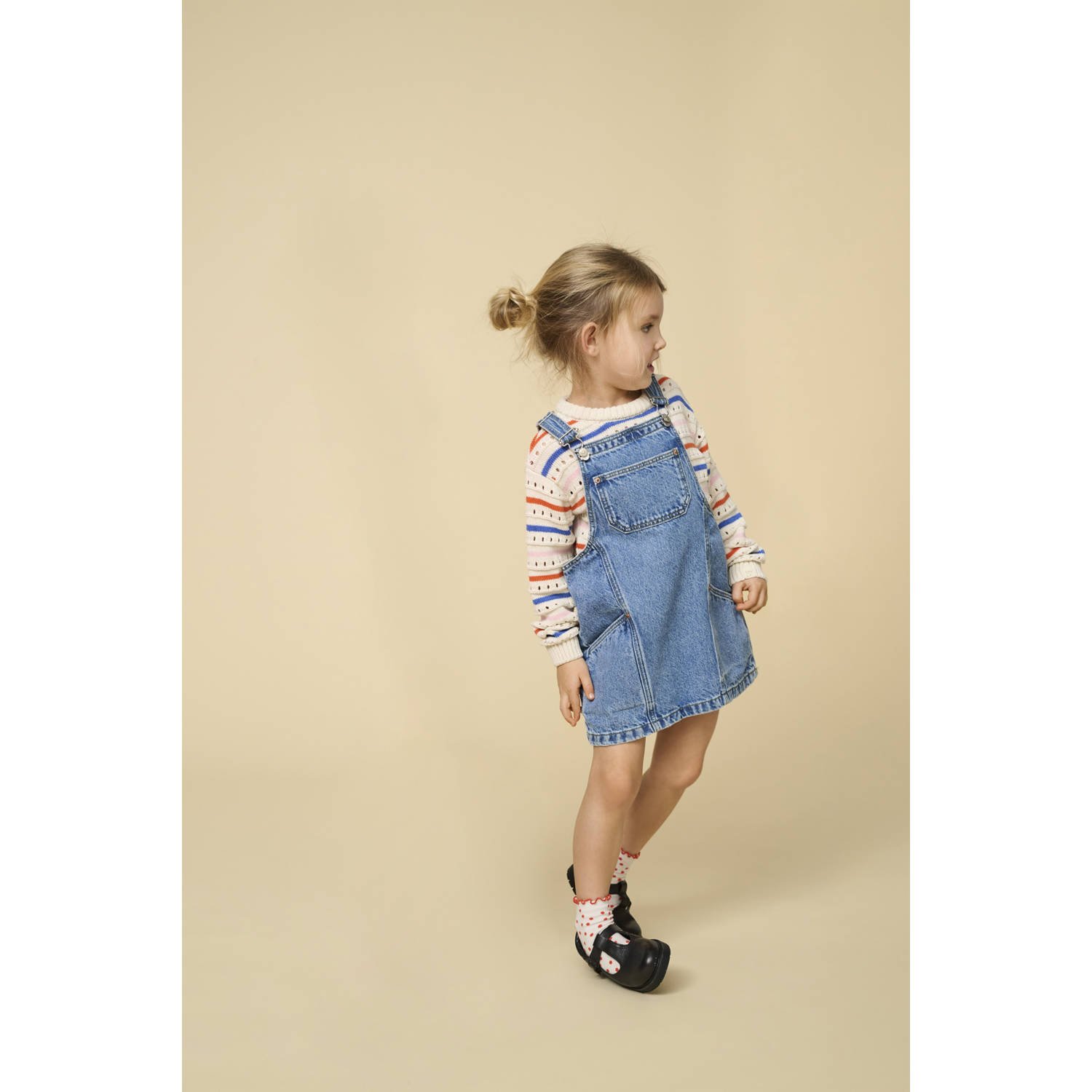 ONLY KIDS MINI denim spijkerjurk medium blue denim