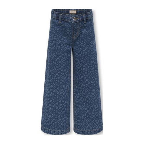 KIDS ONLY MINI wide leg jeans medium blue denim afbeelding