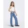 KIDS ONLY GIRL wide leg jeans KOGJUICY blue hearts