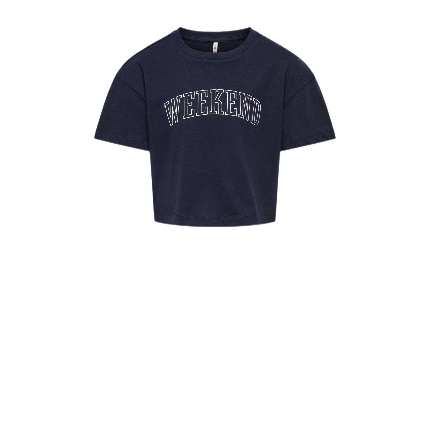 ONLY KIDS GIRL T-shirt donkerblauw