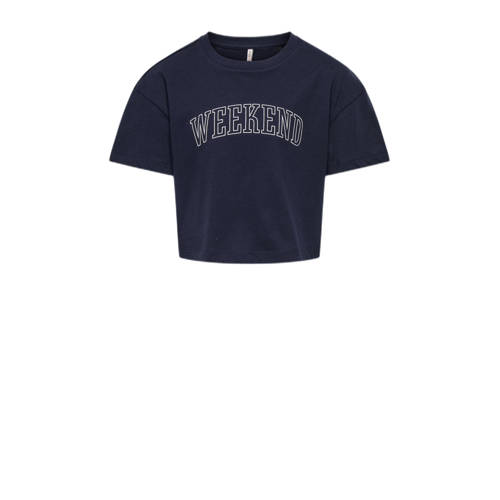 KIDS ONLY GIRL T-shirt donkerblauw afbeelding