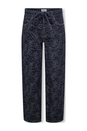 straight leg jeans dark blue denim