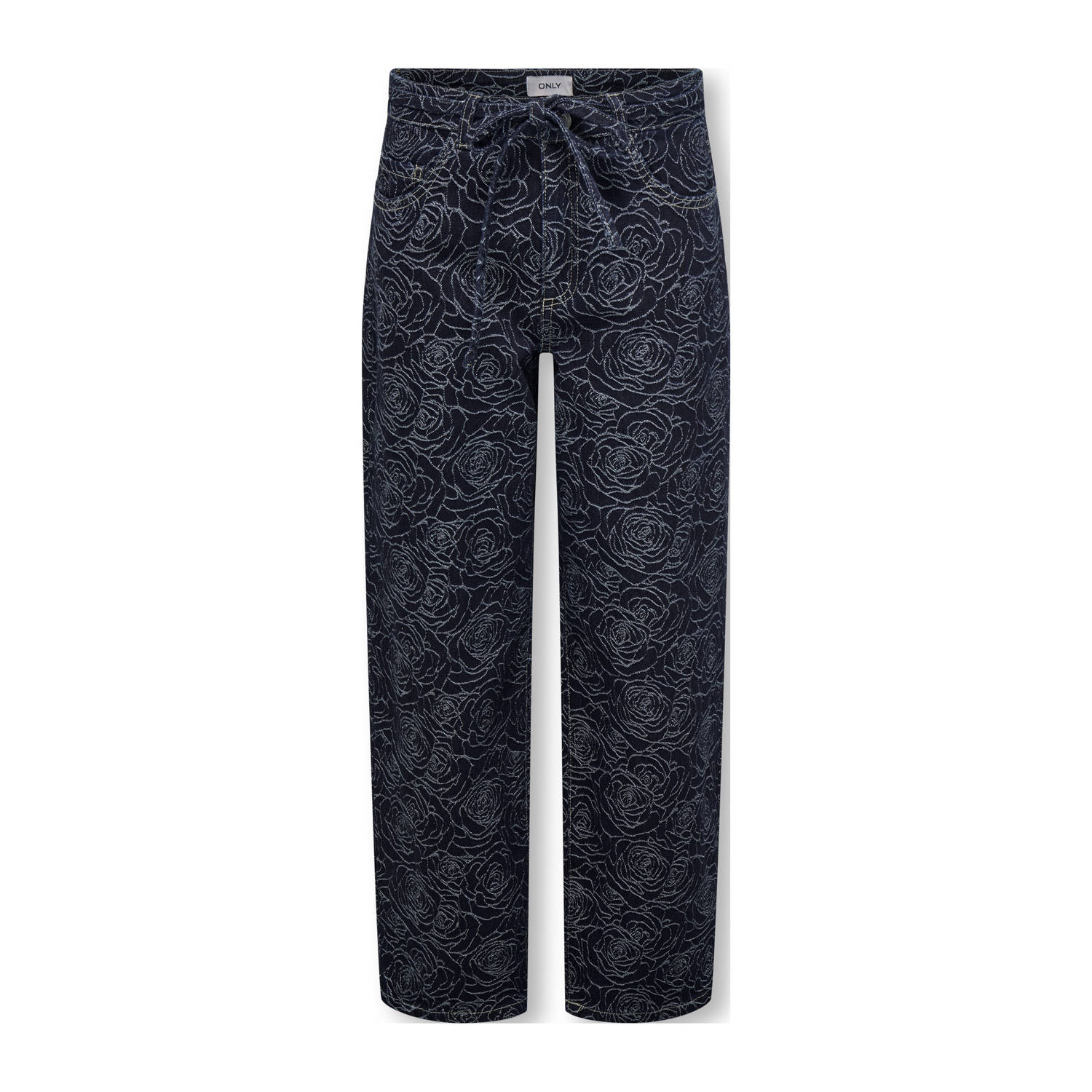 ONLY KIDS GIRL straight leg jeans dark blue denim