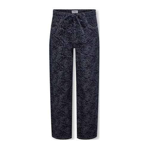 KIDS ONLY GIRL straight leg jeans dark blue denim afbeelding