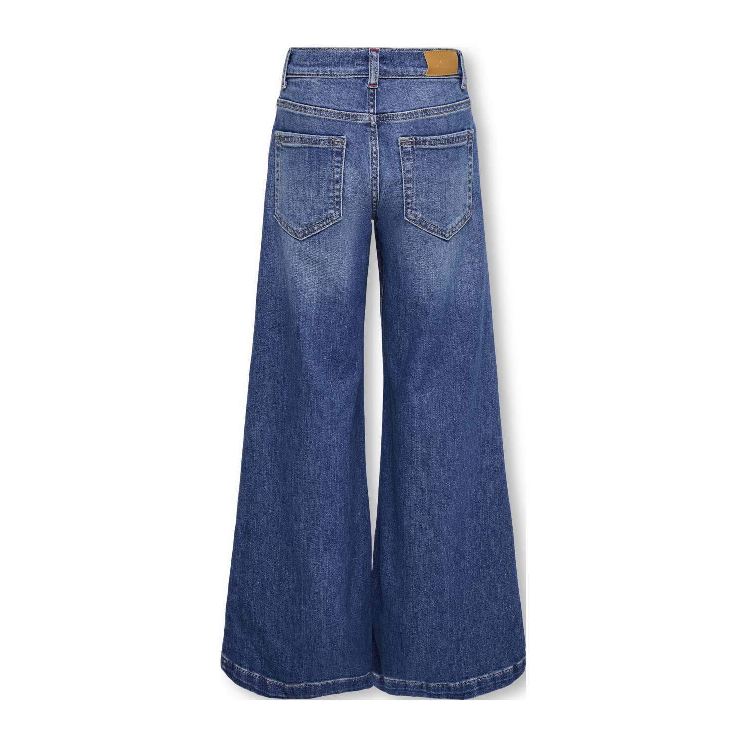 ONLY KIDS GIRL wide leg dark blue denim