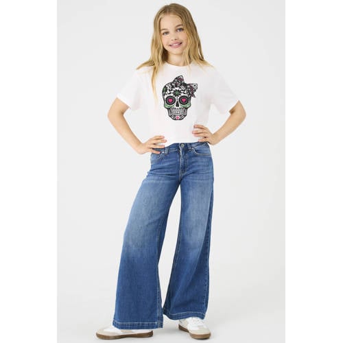 KIDS ONLY GIRL wide leg dark blue denim afbeelding