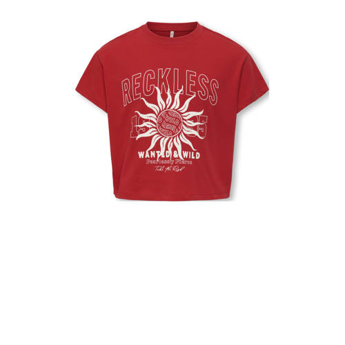 KIDS ONLY GIRL T-shirt rood afbeelding