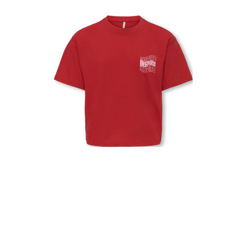 KIDS ONLY GIRL T-shirt rood afbeelding
