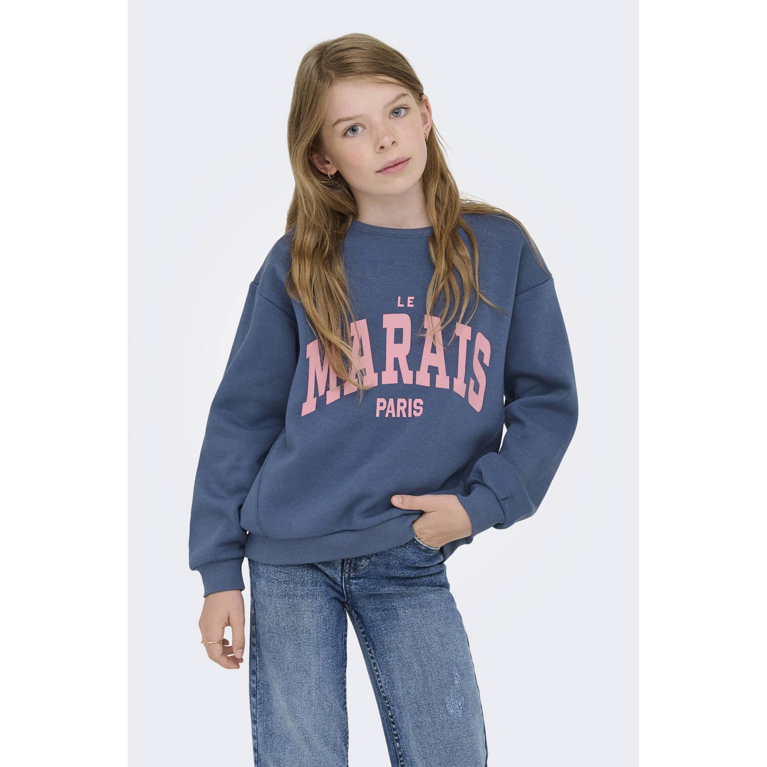 ONLY KIDS GIRL sweater blauw