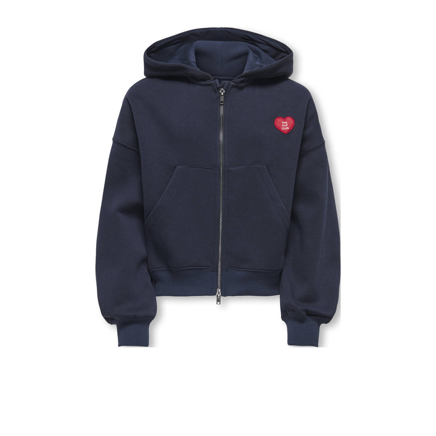 ONLY KIDS GIRL sweatvest donkerblauw