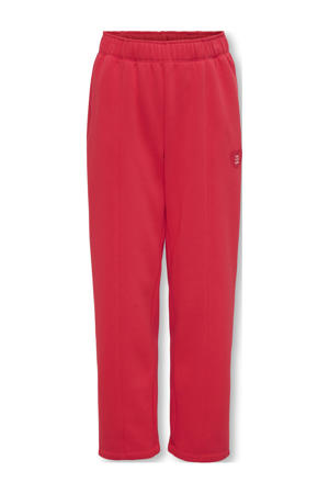 loose joggingbroek rood