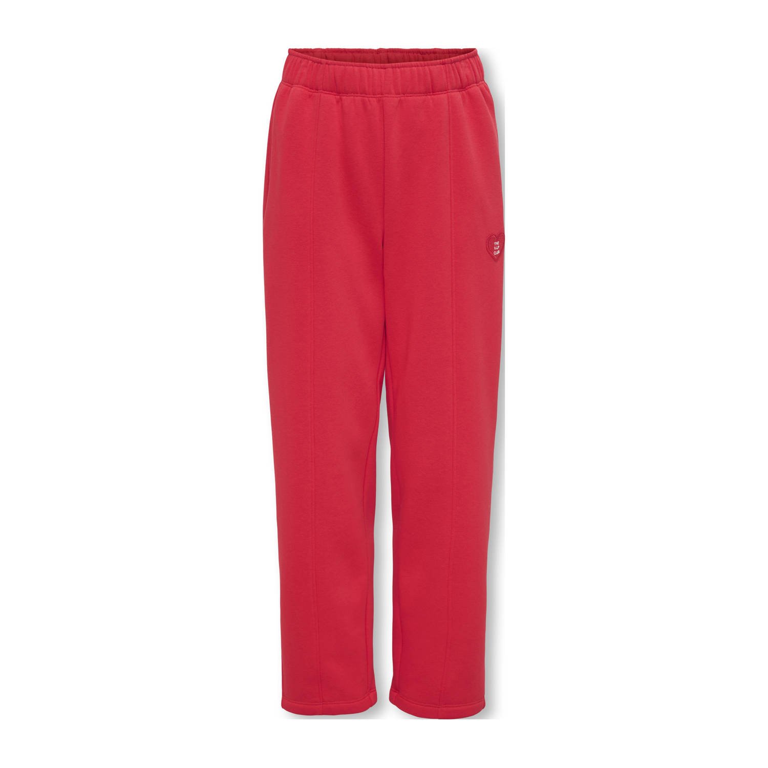 ONLY KIDS GIRL loose joggingbroek rood