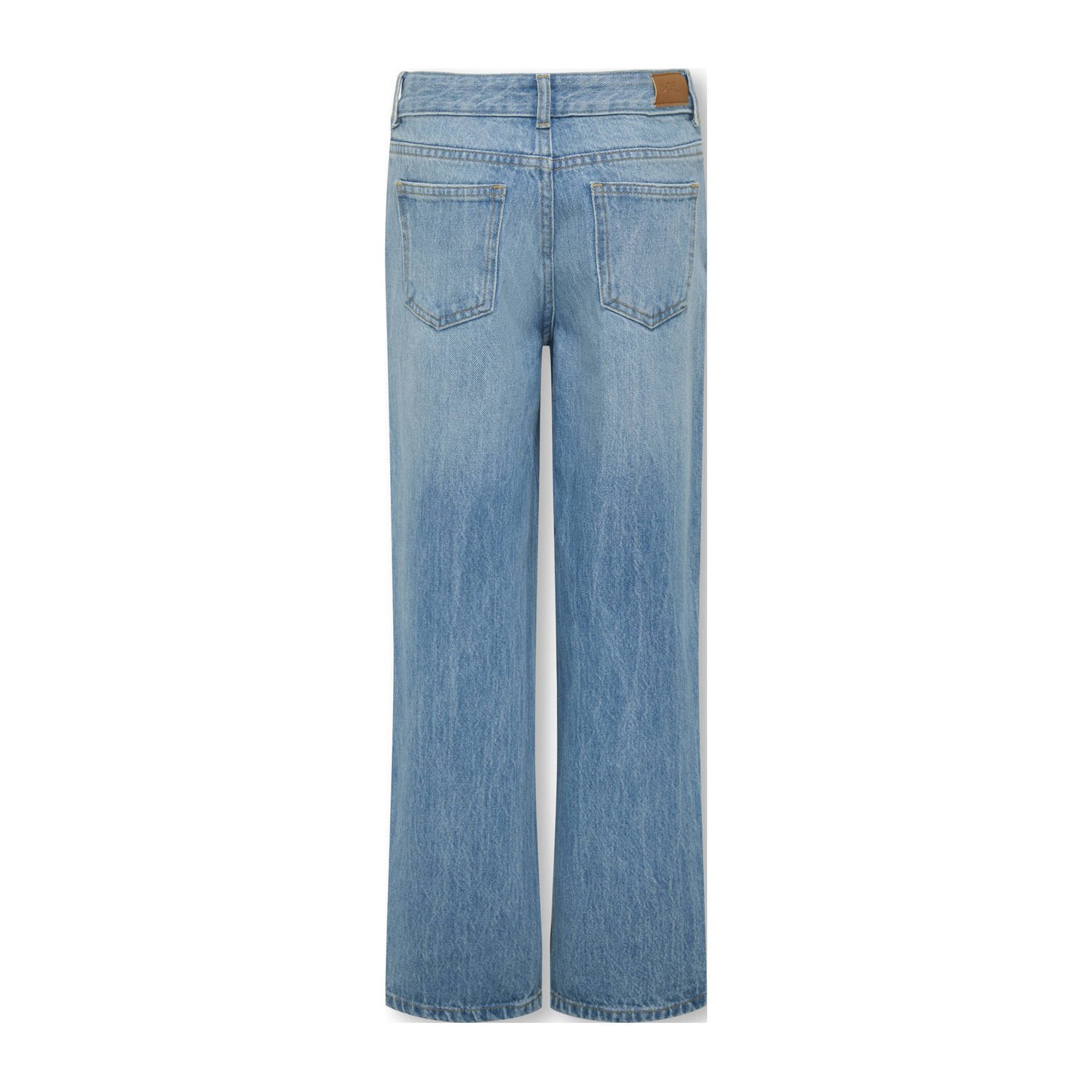 ONLY KIDS GIRL baggy high waist baggy jeans medium blue denim