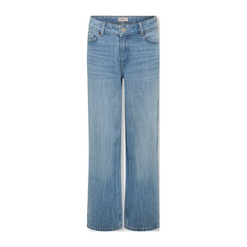 KIDS ONLY GIRL baggy high waist baggy jeans medium blue denim afbeelding
