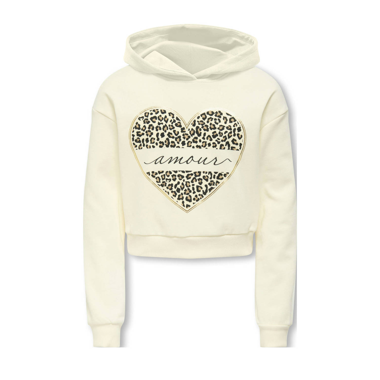 ONLY KIDS GIRL hoodie ecru