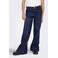 KIDS ONLY GIRL high waist wide leg jeans dark blue denim