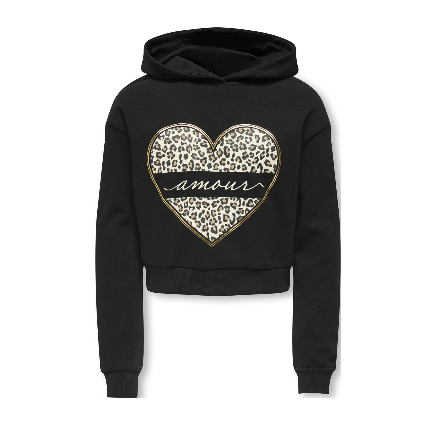 ONLY KIDS GIRL hoodie zwart