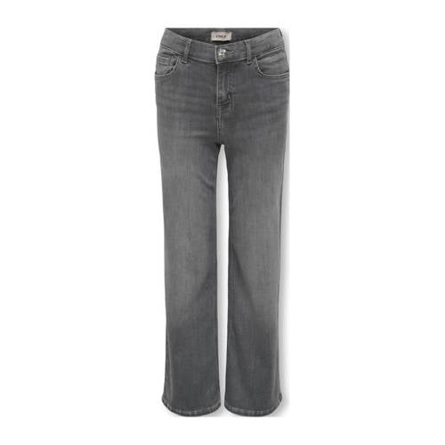 KIDS ONLY GIRL wide leg jeans grey denim afbeelding