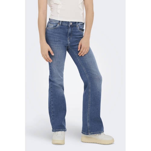 KIDS ONLY GIRL flared jeans medium blue denim afbeelding