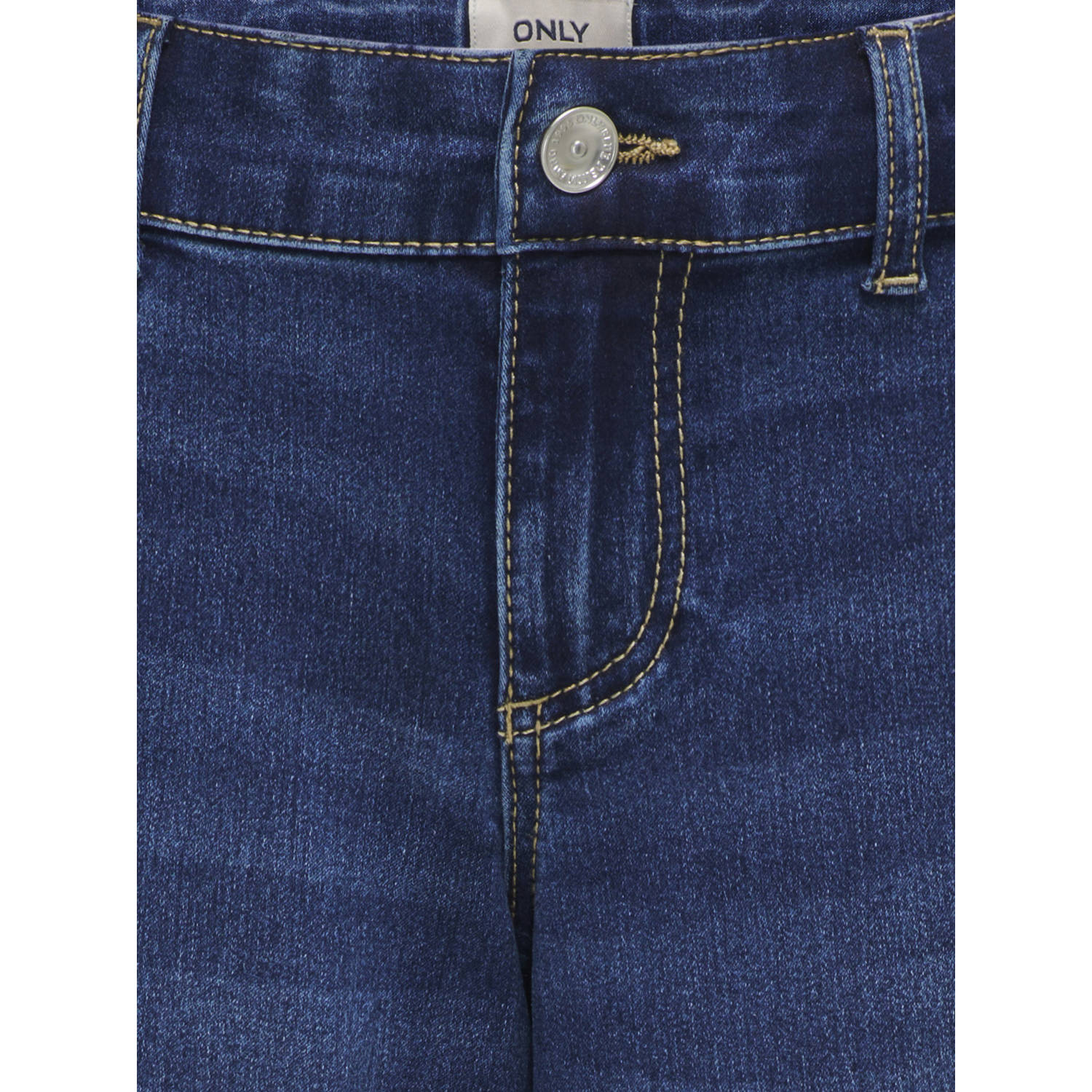 ONLY KIDS GIRL high waist wide leg jeans dark blue denim