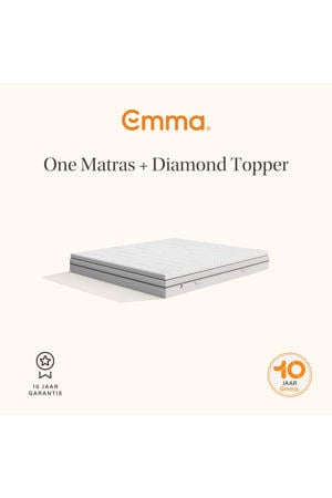 One matras bundel + Diamond topper 120x200