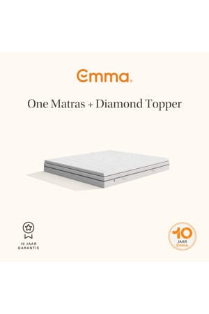 One matras bundel + Diamond topper 140x200