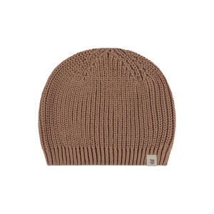 gebreide muts bruin