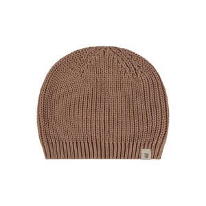 gebreide muts bruin