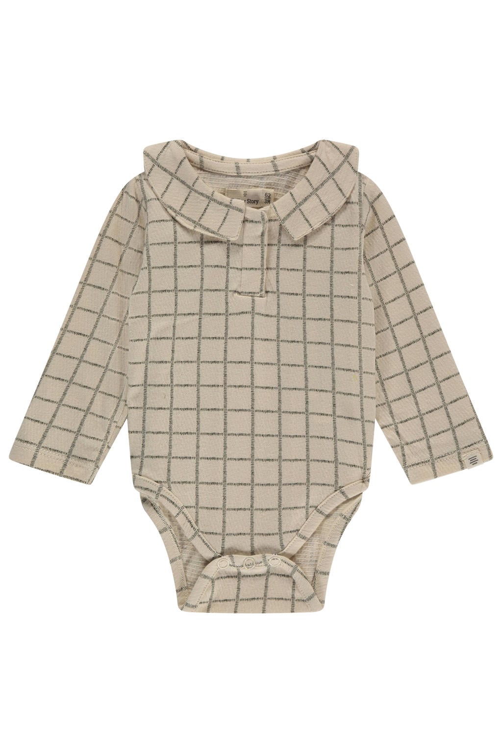 A Tiny Story romper ecru/zwart