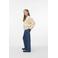 VERO MODA GIRL high waist wide leg jeans medium blue denim