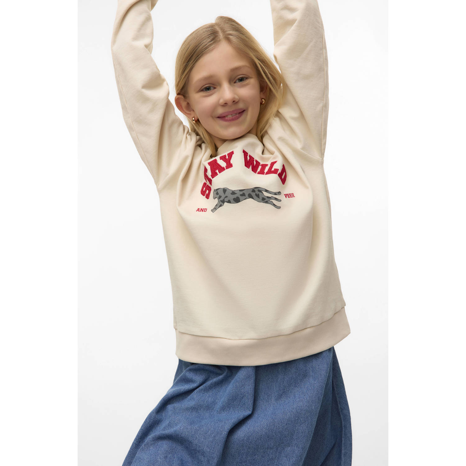 VERO MODA GIRL sweater ecru