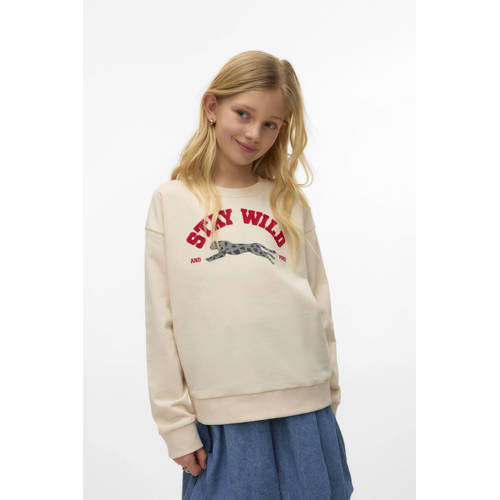 VERO MODA GIRL sweater ecru afbeelding
