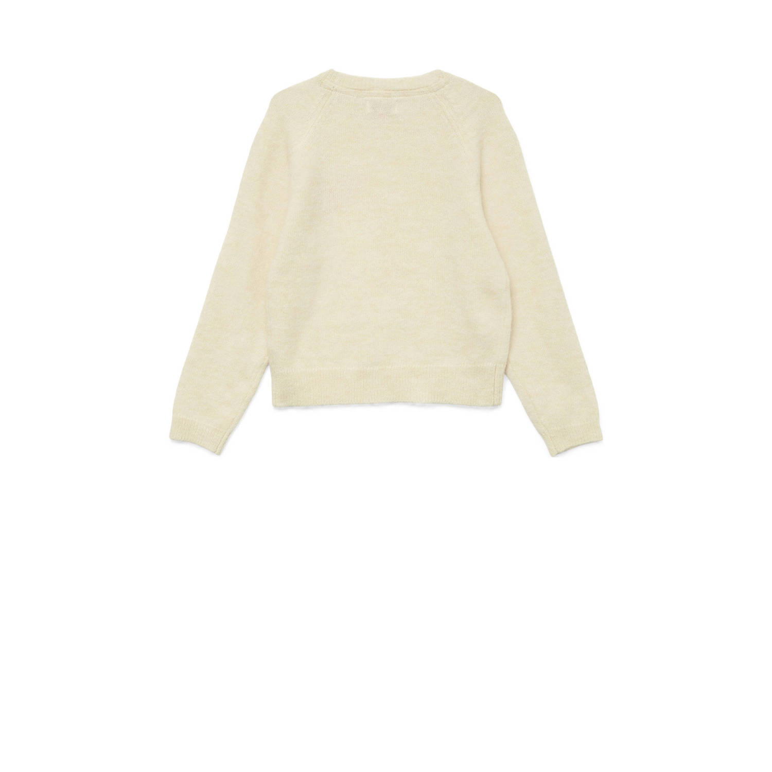 VERO MODA GIRL trui ecru gebreid