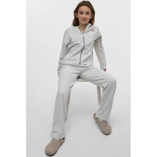 VERO MODA GIRL sweatvest grijs melange afbeelding
