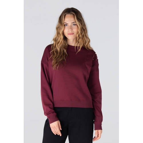 JANSEN Amsterdam sweater donkerrood afbeelding