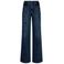Mos Mosh high waist wide leg jeans dark blue denim met pailletten