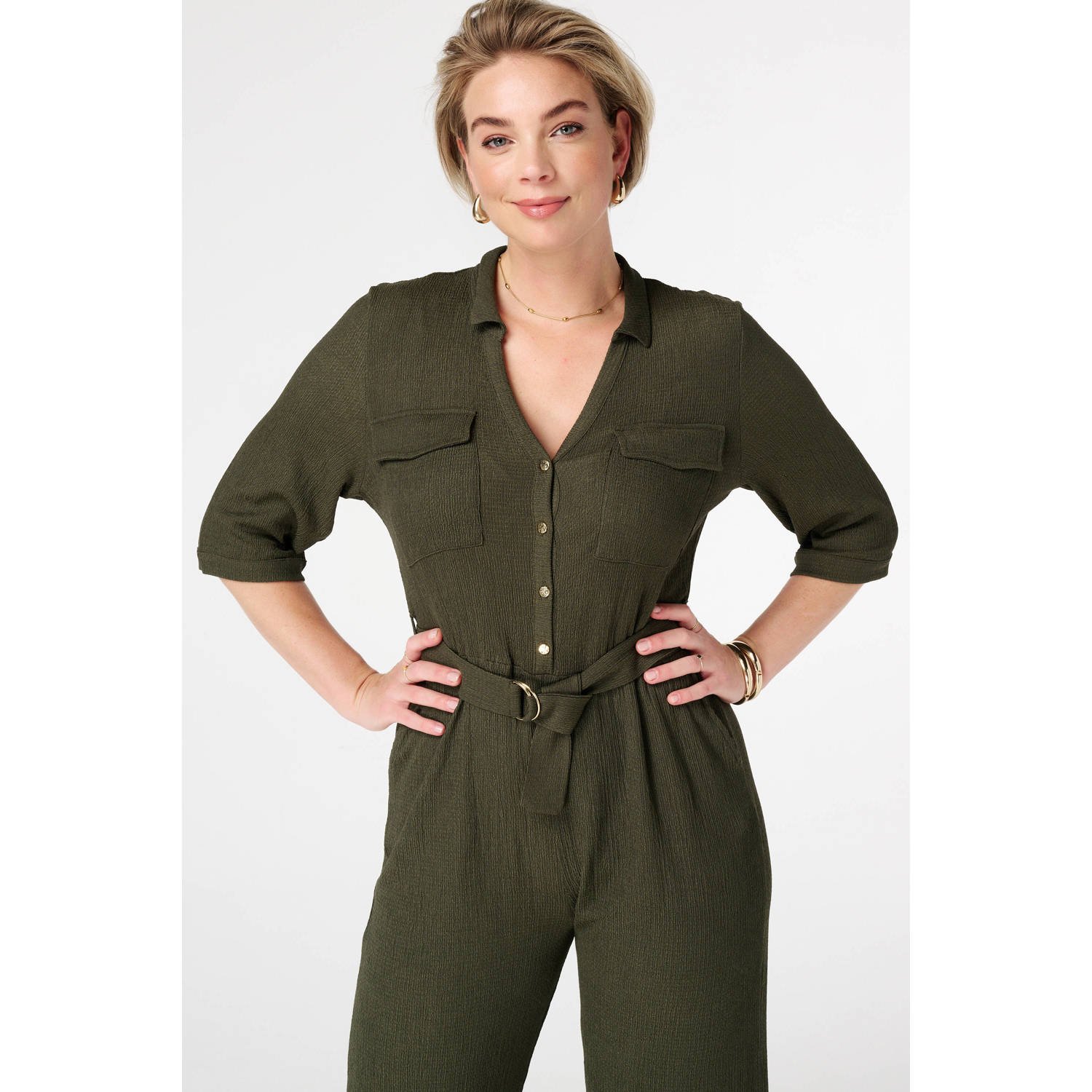 MS Mode ecru jumpsuit