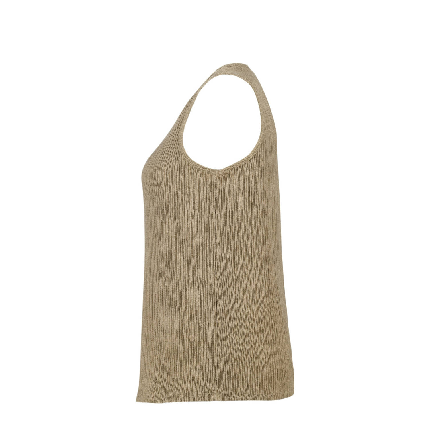 MS Mode mouwloze top beige