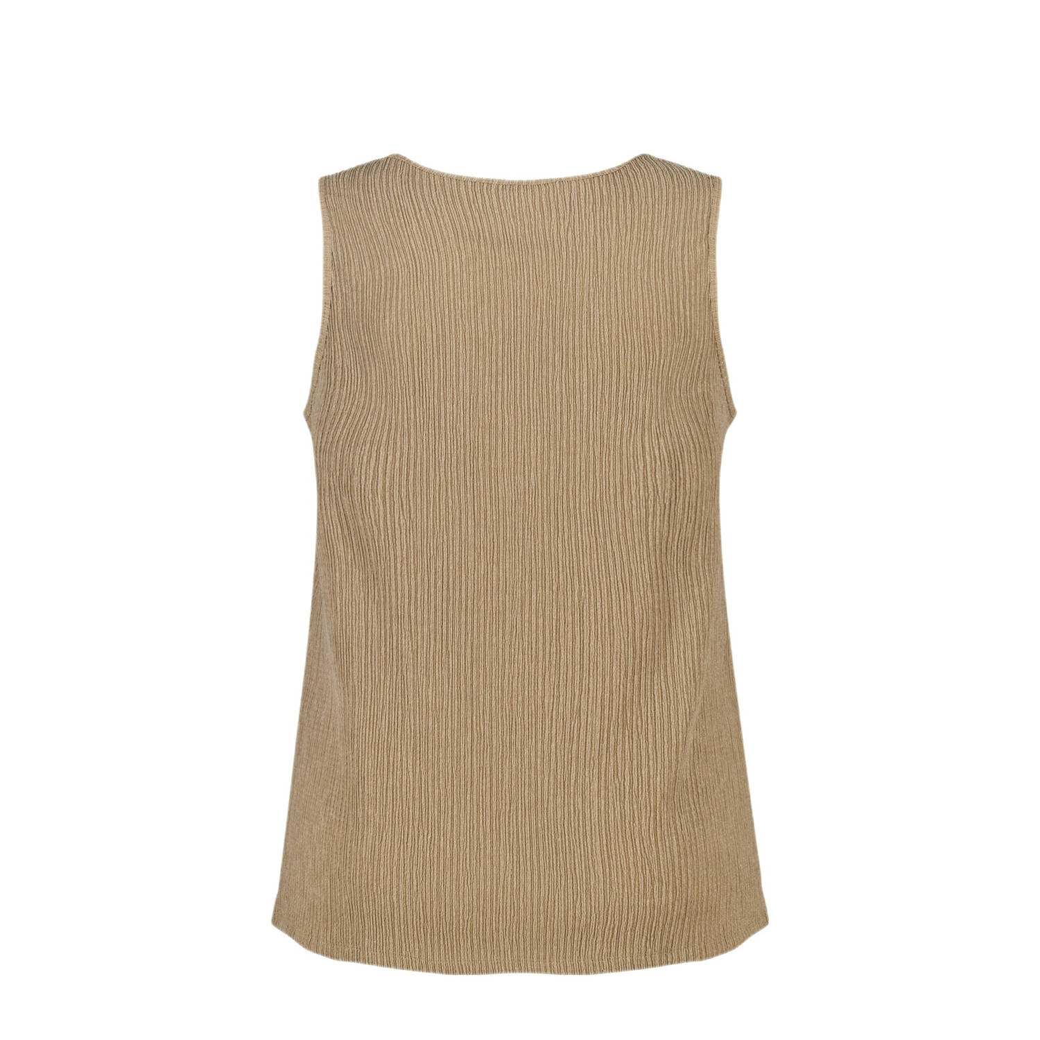 MS Mode mouwloze top beige
