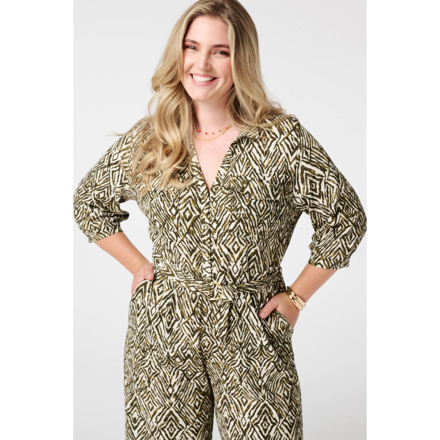 MS Mode kaki jumpsuit