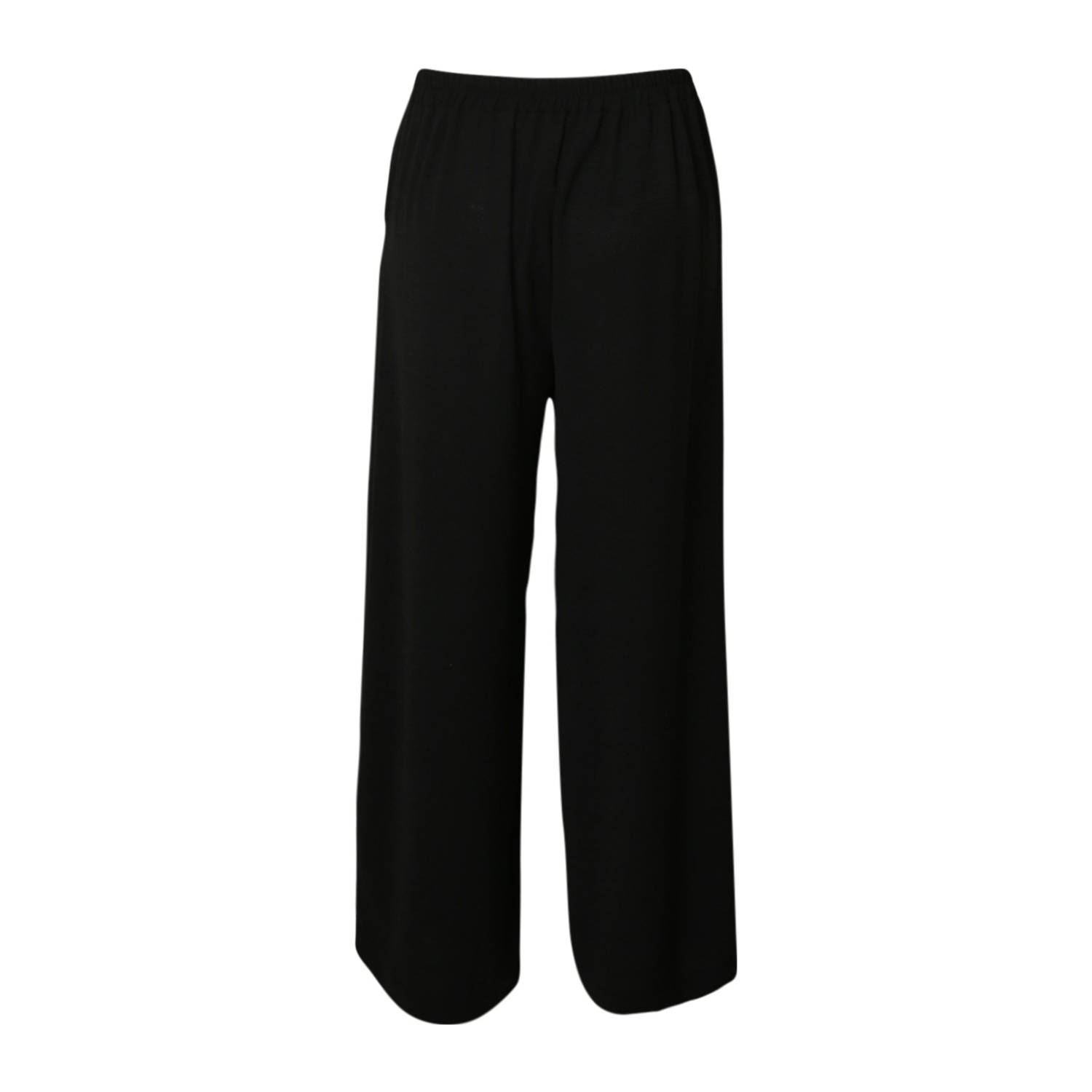 Paprika wide leg high waist broek zwart